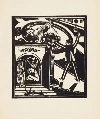 Спящая Пл.4 by Анри Ван Стратен, 1921 — digital art print download