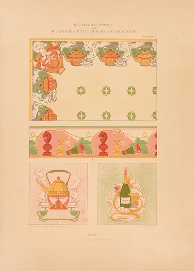 Café by Henry Guédy, 1905 — digital art print download