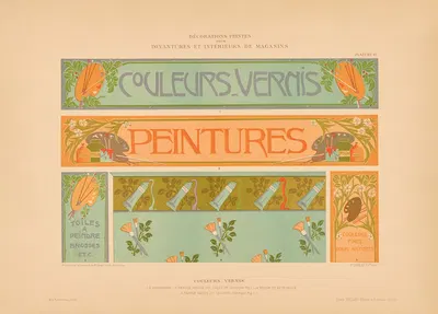 Couleurs-Vernis, Peintures by Henry Guédy, 1905 — digital art print download