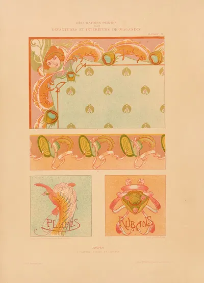 Modes. by Henry Guédy, 1905 — digital art print download