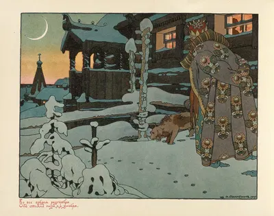 Сказка о царе Салтане, пл.04 by Иван Билибин, 1905 — digital art print download