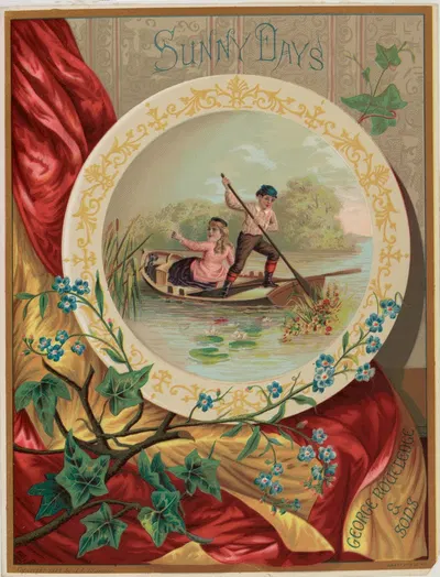 Солнечные дни by Джозеф Л. Бламиер, 1882 — digital art print download
