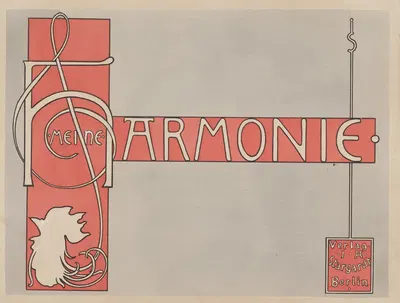 Meine Harmonie Pl.01 by Joseph Sattler, 1896 — digital art print download