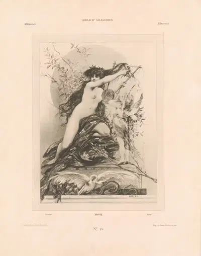Allegorien, neue Folge Pl.017 by Martin Gerlach, 1900 — digital art print download