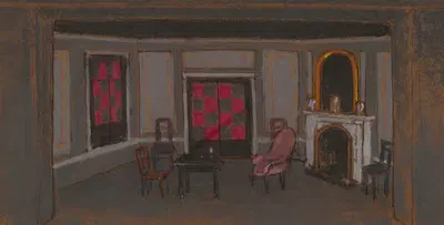 Гостиная Алисы — Ложный просцениум by Уильям Пенхэллоу Хендерсон — digital art print download