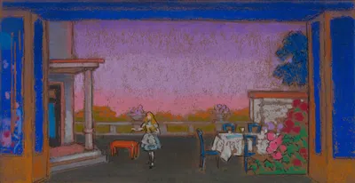 Сад мартовского зайца by Уильям Пенхэллоу Хендерсон, 1915 — digital art print download