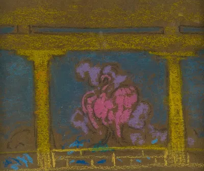 Эскиз сцены из Дочери Неба, Санта-Фе by Уильям Пенхэллоу Хендерсон, 1915 — digital art print download