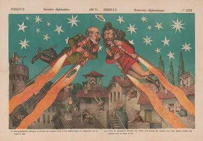 Дипломатическая встреча by Аугусто Гросси, 1879 — digital art print download