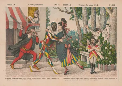 Обычная пантомима Всегда та же фея by Аугусто Гросси, 1879 — digital art print download