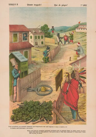 Сколько ловушек! Как много ловушек! by Аугусто Гросси, 1879 — digital art print download