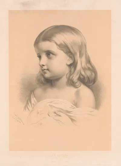 Фигура. Мария Мэри by Эмиль Ласаль, 1851 — digital art print download
