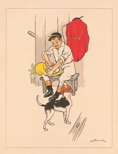 Подготовка by Джордж Р. Брилл, 1900 — digital art print download
