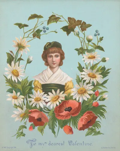 To my dearest valentine by Obpacher Brothers, 1884 — digital art print download