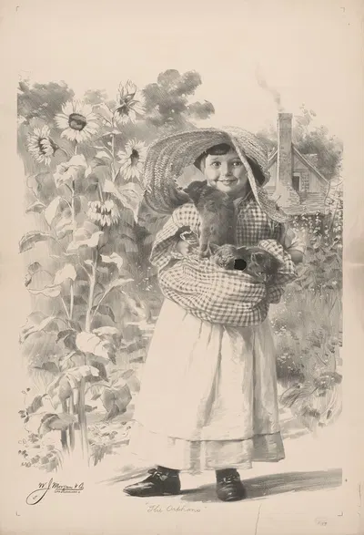 Сироты by В. Дж. Морган и Ко, 1897 — digital art print download