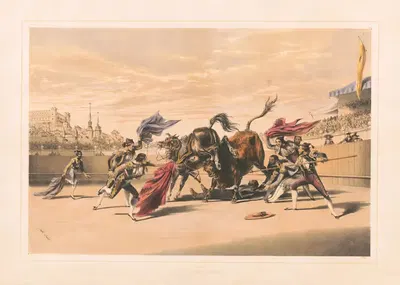 Пикадор соскочил by Уильям Генри Лейк Прайс, 1860-1870 — digital art print download