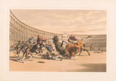 Пикадор в опасности by Уильям Генри Лейк Прайс, 1860-1870 — digital art print download
