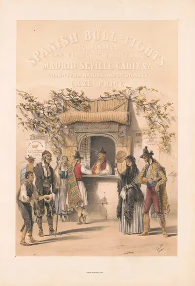 Испанские корриды – Титульная страница by Уильям Генри Лейк Прайс, 1860-1870 — digital art print download
