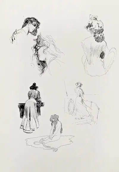 Альбом для эскизов Пл.064 by Генрих Клей, 1909 — digital art print download
