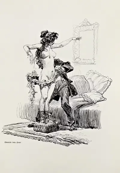 Альбом эскизов, Пл.065 by Генрих Клей, 1909 — digital art print download