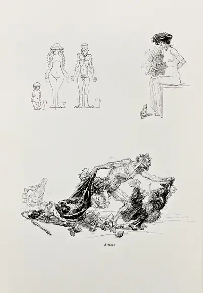 Альбом эскизов Пл.086 by Генрих Клей, 1909 — digital art print download