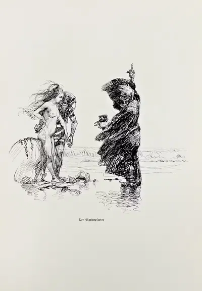 Эскизная книга Пл.093 by Генрих Клей, 1909 — digital art print download