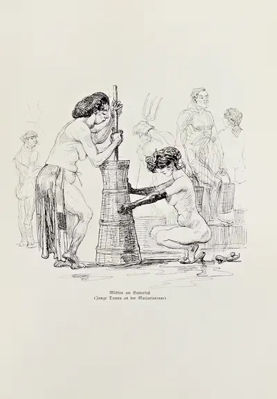 Альбом эскизов, пл. 105 by Генрих Клей, 1909 — digital art print download