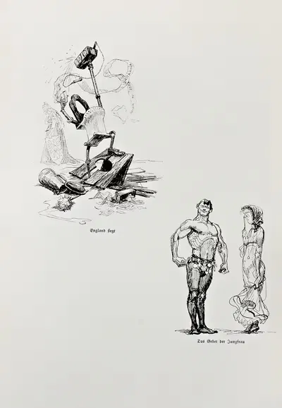 Эскизная книга, пл. 116 by Генрих Клей, 1909 — digital art print download