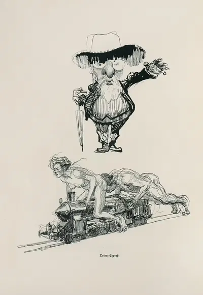 Альбом эскизов Пл.43 by Генрих Клей, 1909 — digital art print download