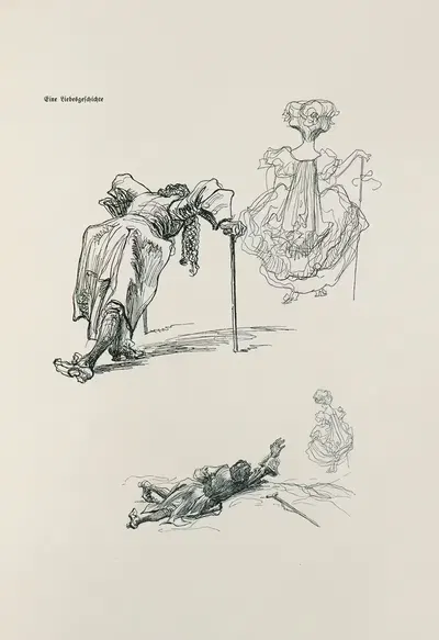 Эскизная книга Пл.54 by Генрих Клей, 1909 — digital art print download