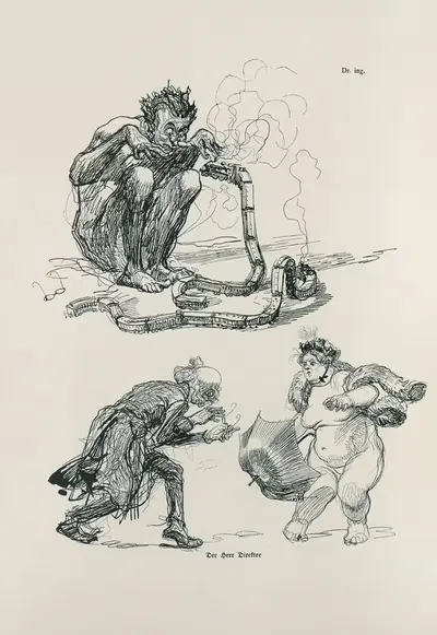 Эскизная книга, табл. 57 by Генрих Клей, 1909 — digital art print download