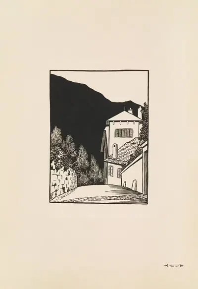 Бруннхаусгассе by Люси Сейлер, 1920 — digital art print download