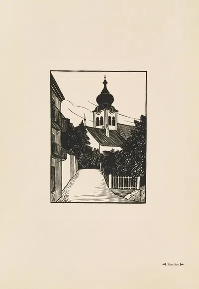 Ноннберггассе by Люси Сейлер, 1920 — digital art print download