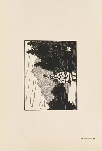 Пруд Геркулеса в Леопольдскроне by Люси Сейлер, 1920 — digital art print download