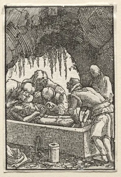 Burial of Christ by Альбрехт Альтдорфер, c. 1515 — digital art print download