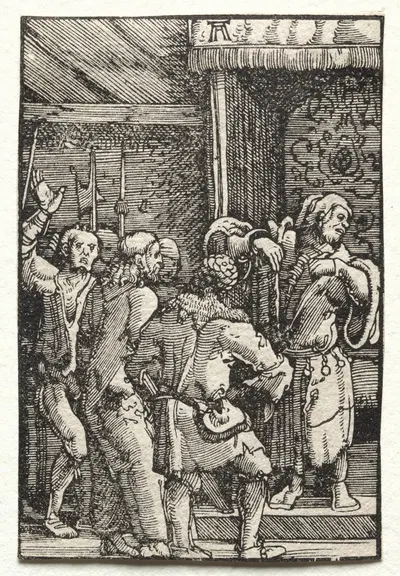 Christ before Caiaphas by Альбрехт Альтдорфер, c. 1515 — digital art print download