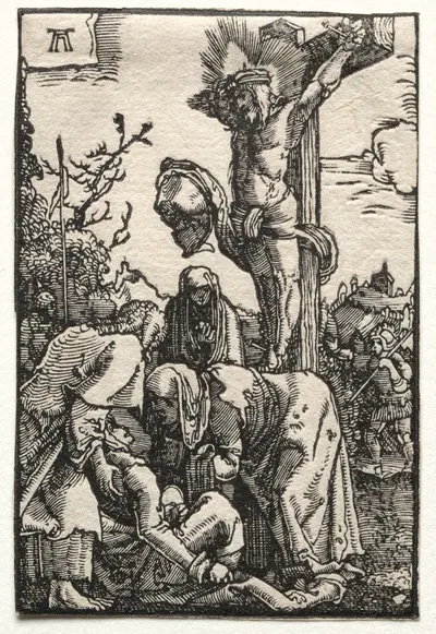 Christ on the Cross by Albrecht Altdorfer, c. 1515 — digital art print download
