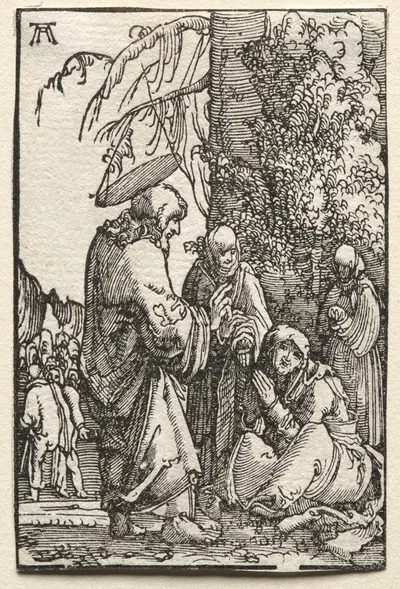 Christ Taking Leave of His Mother before the Passion by Альбрехт Альтдорфер, c. 1515 — digital art print download