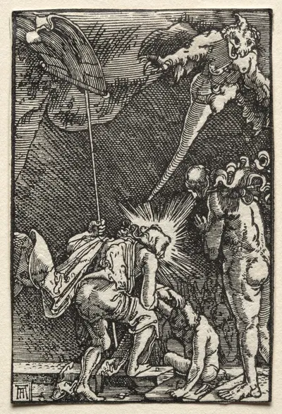 Descent into Hell by Albrecht Altdorfer, c. 1515 — digital art print download