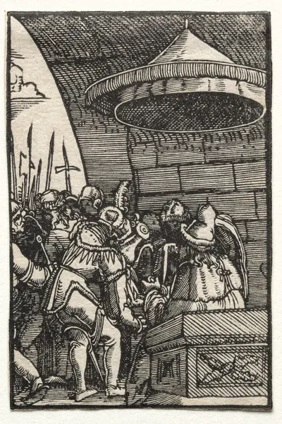 Pilate Washing His Hands by Albrecht Altdorfer, c. 1515 — digital art print download