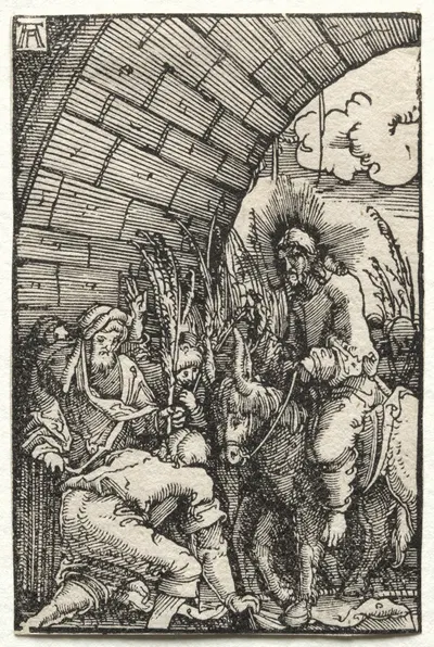 The Entry into Jerusalem by Альбрехт Альтдорфер, c. 1515 — digital art print download