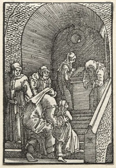 The Presentation of the Virgin in the Temple by Альбрехт Альтдорфер, c. 1515 — digital art print download