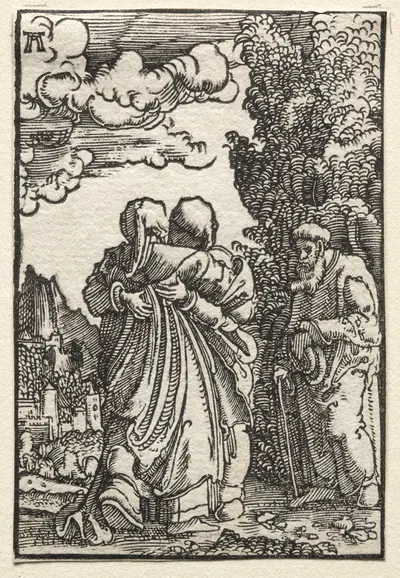 The Visitation by Альбрехт Альтдорфер, c. 1515 — digital art print download