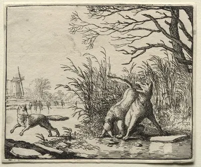A New Accusation by the Wolf by Allaert van Everdingen, 1650–1675 — digital art print download