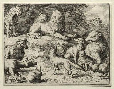 Reynard Appears at Court by Allaert van Everdingen, 1650–1675 — digital art print download