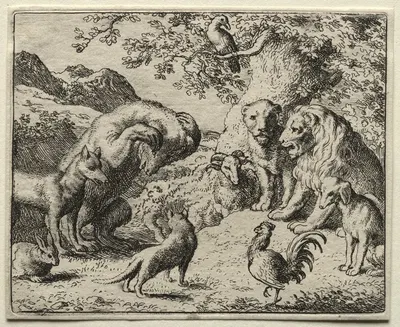 The Complaint of the Bear by Allaert van Everdingen, 1650–1675 — digital art print download