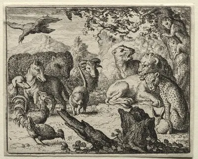 The Lion's Court by Allaert van Everdingen, 1650–1675 — digital art print download