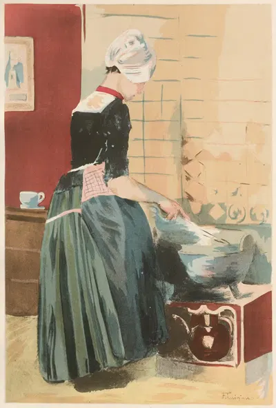 Слуга by Фердинанд Жан Луиджини, 1898-1899 — digital art print download