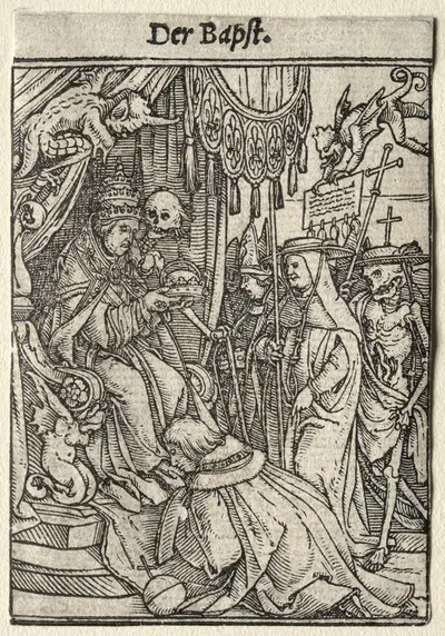 Папа by Ганс Хольбейн Младший, c. 1526 — digital art print download