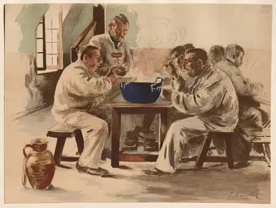 Суп в каморке by Жак Безейак, 1898-1899 — digital art print download