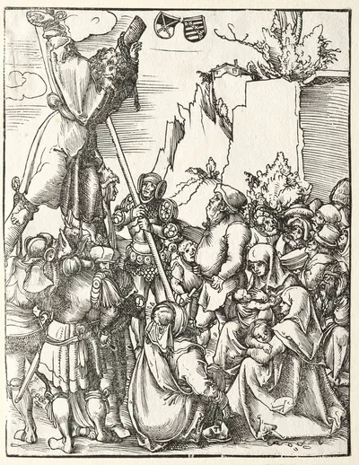 Martyrdom of St. Andrew by Lucas Cranach the Elder — digital art print download
